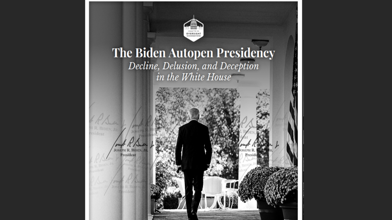 Breaking! House Oversight Committee Rules All Biden Autopen Executive Orders & Pardons “Null And Void” — AG Bondi Asked To Investigate Breaking! House Oversight Committee Rules All Biden Autopen Executive Orders & Pardons “Null And Void” — AG Bondi Asked To Investigate