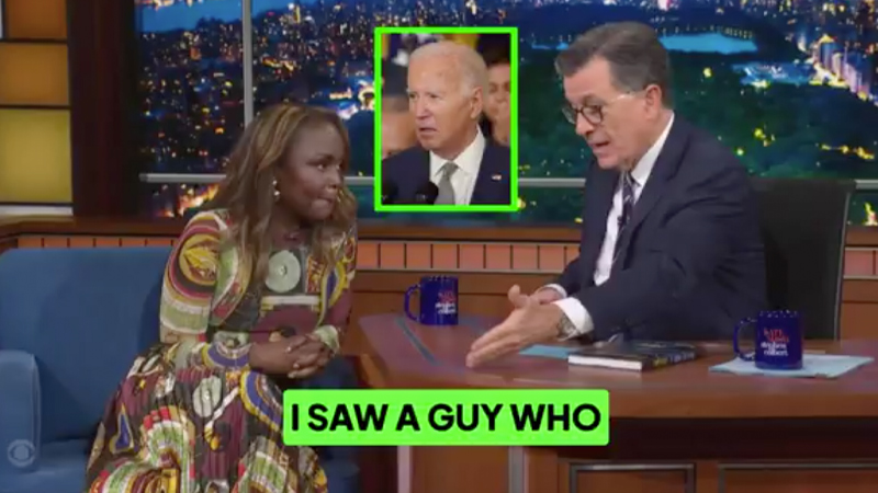 Watch: Colbert Grills Ex-WH Press Sec Jean-Pierre On Biden’s Cognitive Decline