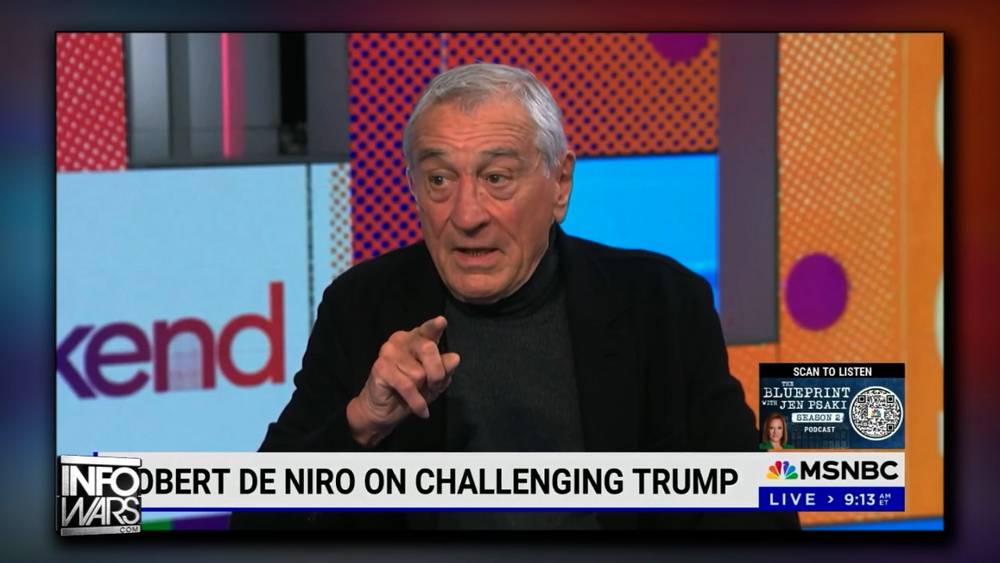 VIDEO: Robert De Niro Calls For News Outlets To Ignore & Attack Trump, So They Can Convince Rural America To Abandon MAGA