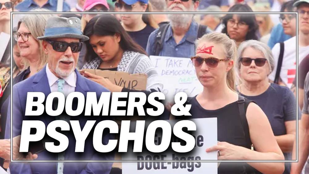 “No Kings” POST-MORTEM: Aging Boomers Aching to Relive the Glory Days Alongside Pockets of SSRI-Crazed White Liberals, With Almost ZERO Minorities to be Found Among the Crowds