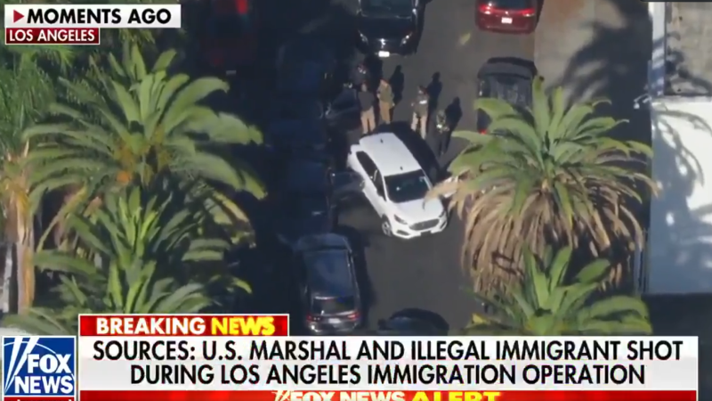 Breaking! US Marshal Shot After Illegal Alien Rammed Car Into ICE Vehicle During Los Angeles Operation