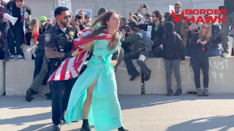 WATCH: Violent Agitators Arrested Outside Chicago ICE Facility