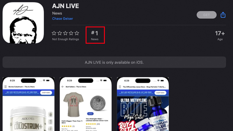 BREAKING: AJN LIVE HITS #1 NEWS APP