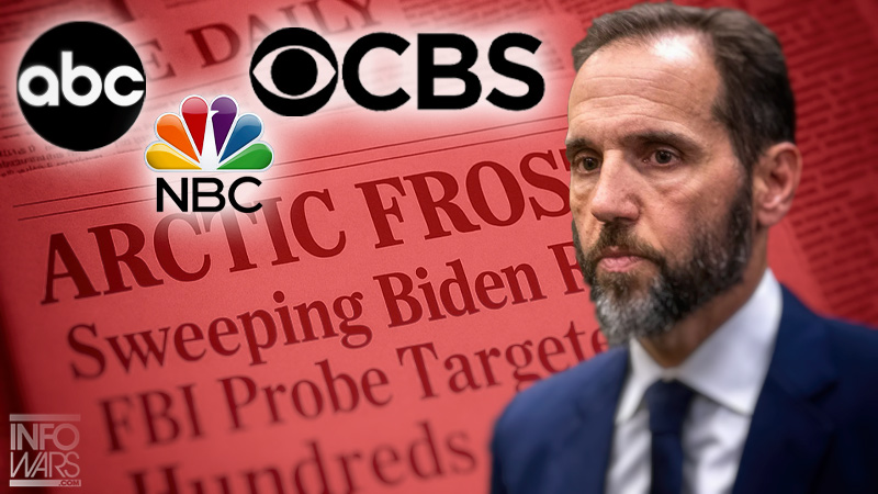 COLLUSION: ZERO ‘Arctic Frost’ Scandal Coverage By ABC, CBS, NBC  COLLUSION: ZERO ‘Arctic Frost’ Scandal Coverage By ABC, CBS, NBC