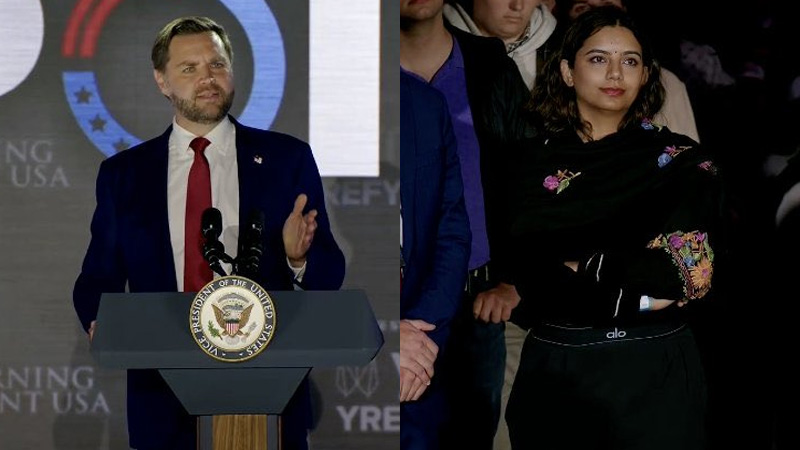 JD Vance Grilled on Immigration, Palantir & Israel at Turning Point Event