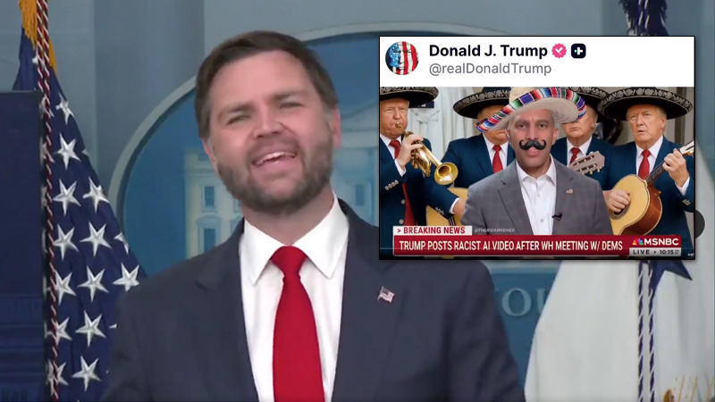 JD Vance Responds to Hakeem Jeffries Being Offended by Trump’s Memes: ‘The Sombrero Memes WILL Stop If You Help Us Reopen the Government’