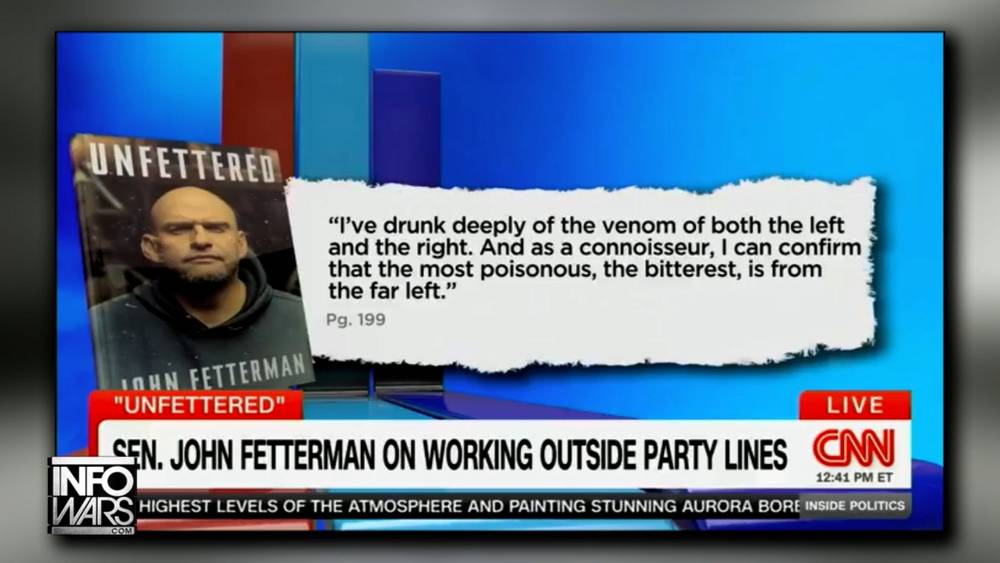 VIDEO: Senator John Fetterman Tells CNN That The Left Has “The Most Poisonous, Bitterest Venom” In The Political Discourse Of The United States!