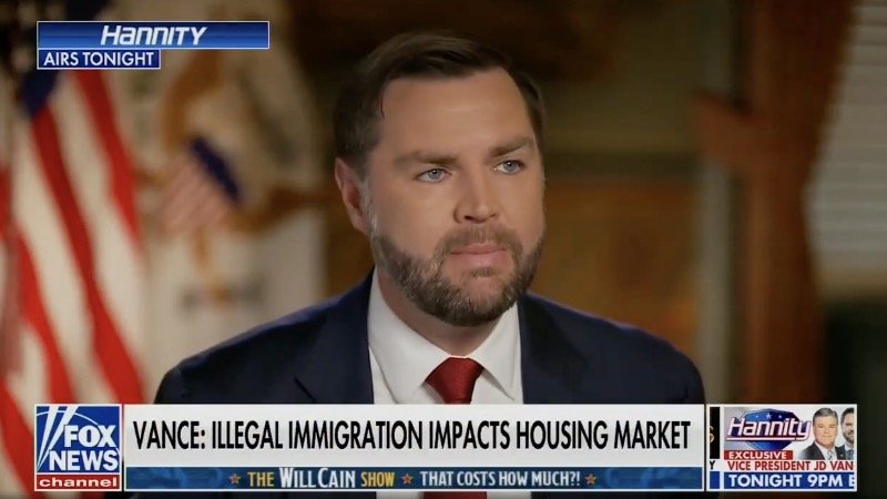 JD Vance Calls Out Illegal Aliens As Cause For Housing Inflation