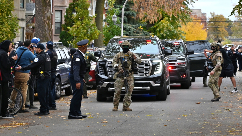 Border Patrol Facing Civil War Conditions in Chicago