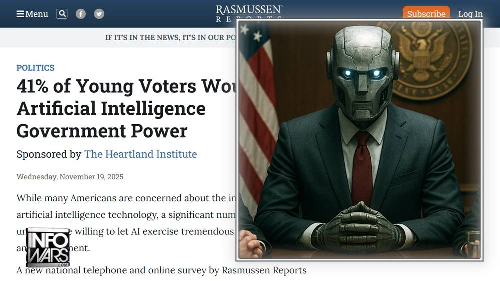 41% Of Young Voters & 55% Of Young Conservatives Want AI Dictatorship On The Cusp Of Fourth Turning Megacycle Crisis, Including A Majority Of Christians!