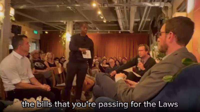 Watch: Black Lesbian Kicked Out of Gym for Confronting Locker Room Tranny Slams Senator for Failing to Protect Women’s Spaces