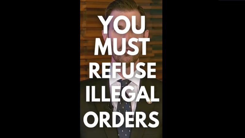 Watch: Deep State Democrats Encourage Military & Intel Members To Commit Insubordination Against Trump, Defy Orders