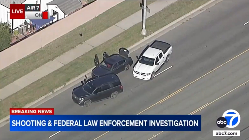 ICE Shoots Suspect Who Attempted to Ram Agents During Traffic Stop in California