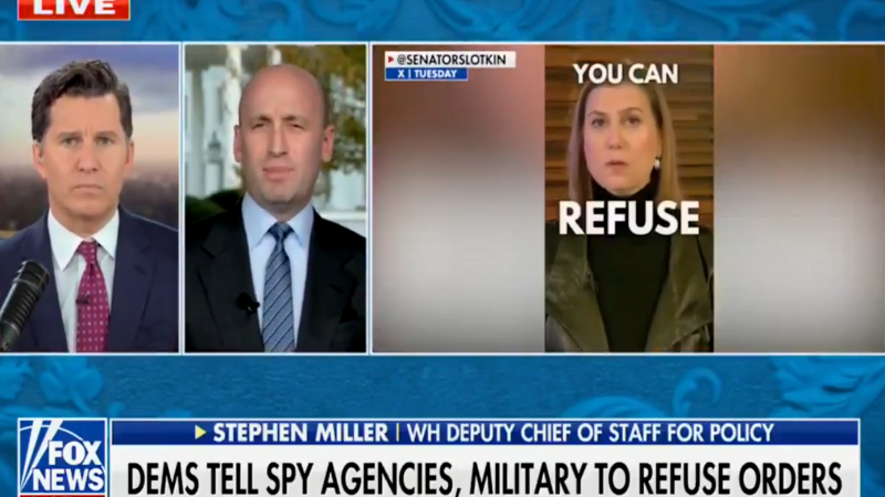 White House Deputy Chief Of Staff Stephen Miller Slams Democrat Insurrection After Deep State Politicians Demand US Military Disobey Trump Orders