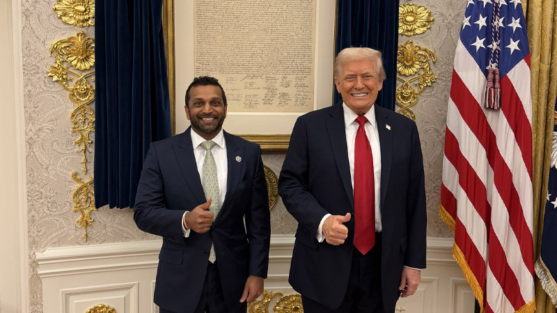 ‘Totally False’: White House Bats Down ‘Fake News’ Trump Considering Firing FBI Director Kash Patel