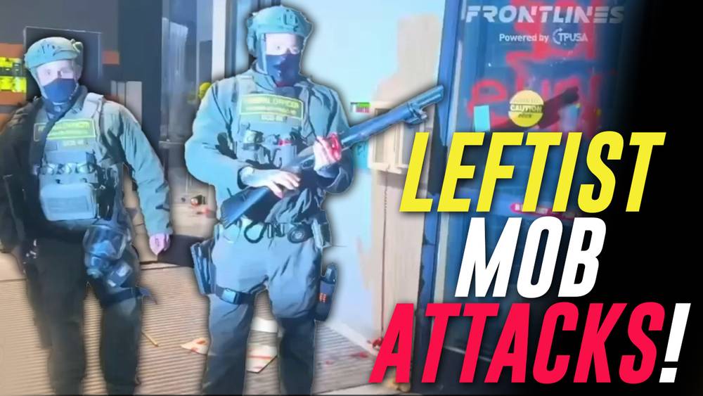 VIDEO: Watch Two Brave ICE Officers Fight Off A Violent Leftist Mob That Invaded Their Hotel! VIDEO: Watch Two Brave ICE Officers Fight Off A Violent Leftist Mob That Invaded Their Hotel!