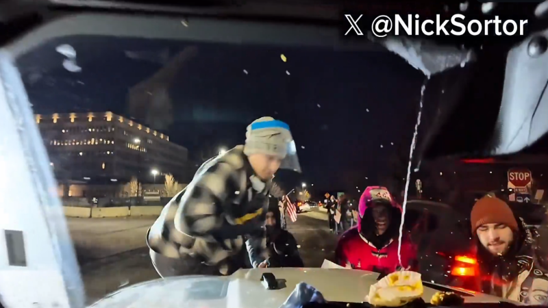 Watch: Infowars Host Nick Sortor Attacked By Minneapolis Anti-ICE Mob, Vehicle Smashed, Spray-Painted & Windows Busted!