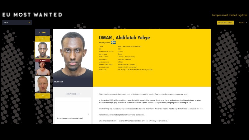 Somali Murderer In Sweden Evades Prison After Skipping Town During Appeal