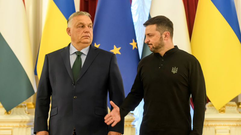 Zelensky Fat-Shames Hungarian Prime Minister in Public Insult