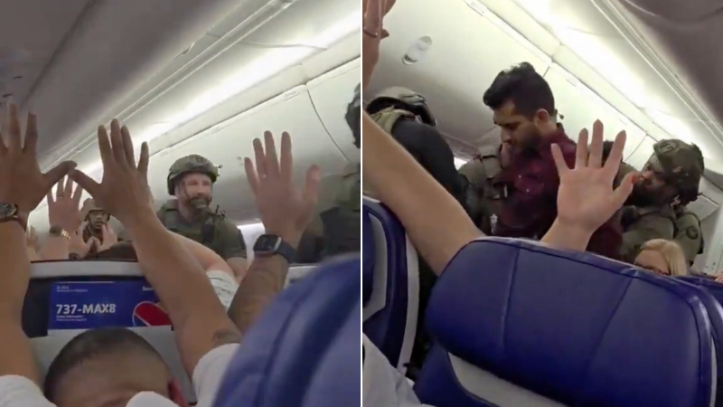 WATCH: Atlanta Cops Storm Diverted Plane to Arrest Passenger Amid Possible ‘Bomb Threat’