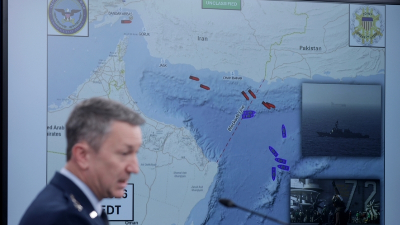 US Navy Blows Hole in Iranian Cargo Ship Attempting To Break Blockade