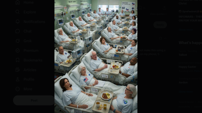 Watch: Alex Jones Comments On Satire Posts About 35 Top Democrats Suffering Medical Emergencies At Walter Reed Hospital