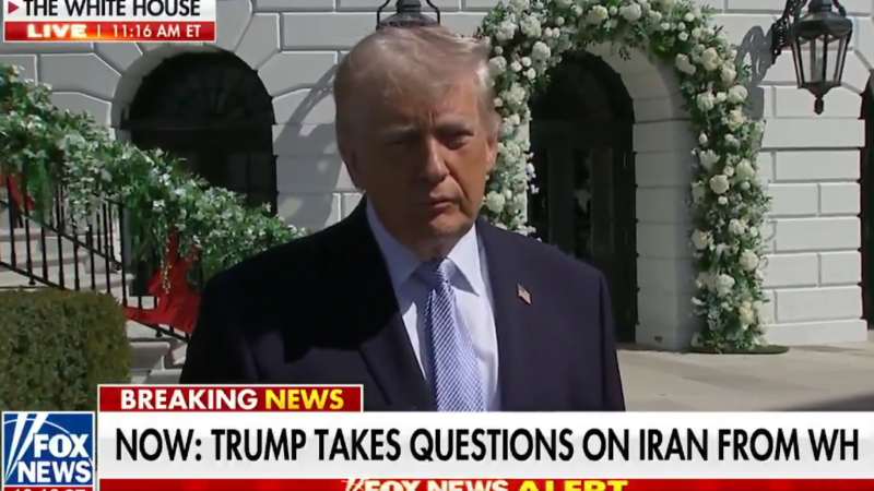 Watch: Trump Tells Reporters Iranians Get Upset When They Don’t Hear Bombs Going Off