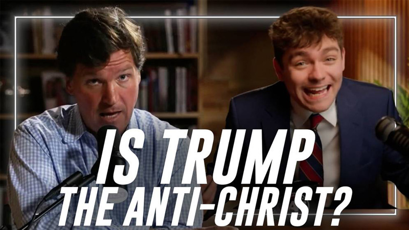 EXCLUSIVE: Alex Jones Responds To Tucker Carlson & Nick Fuentes Saying That Trump Could Be The Antichrist!