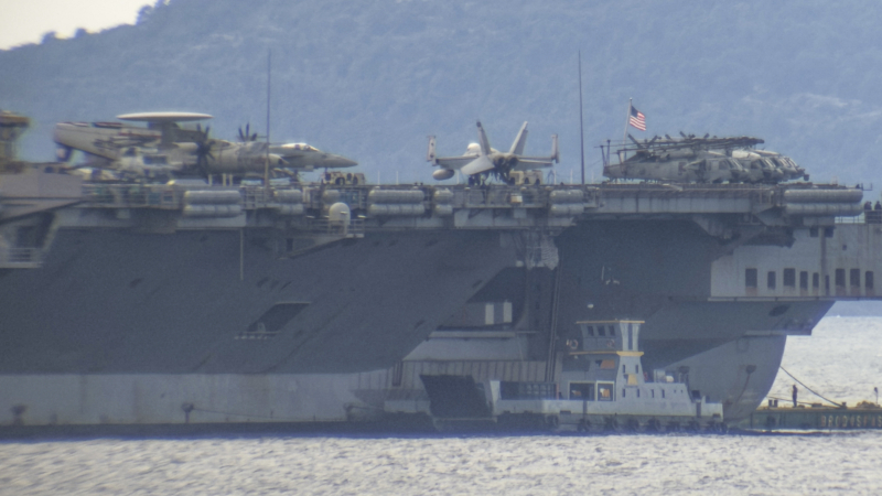 Navy’s Top Officer Admits Ford Carrier Fire Halted Its Combat Sorties for Two Days