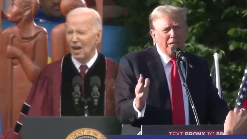 Unity Vs. Division: Contrasting Trump, Biden Speeches Show Dems Want to ...
